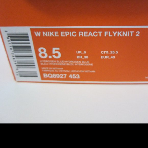 Nike Women's Epic React Flyknit 2 - BQ8927-453 - Picture 11 of 11